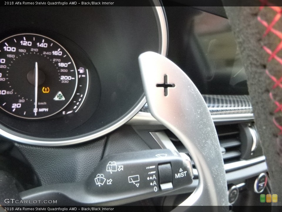 Black/Black Interior Transmission for the 2018 Alfa Romeo Stelvio Quadrifoglio AWD #127120147