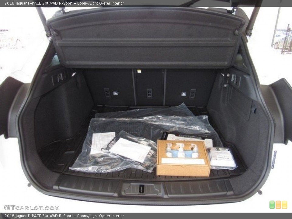 Ebony/Light Oyster Interior Trunk for the 2018 Jaguar F-PACE 30t AWD R-Sport #127129126