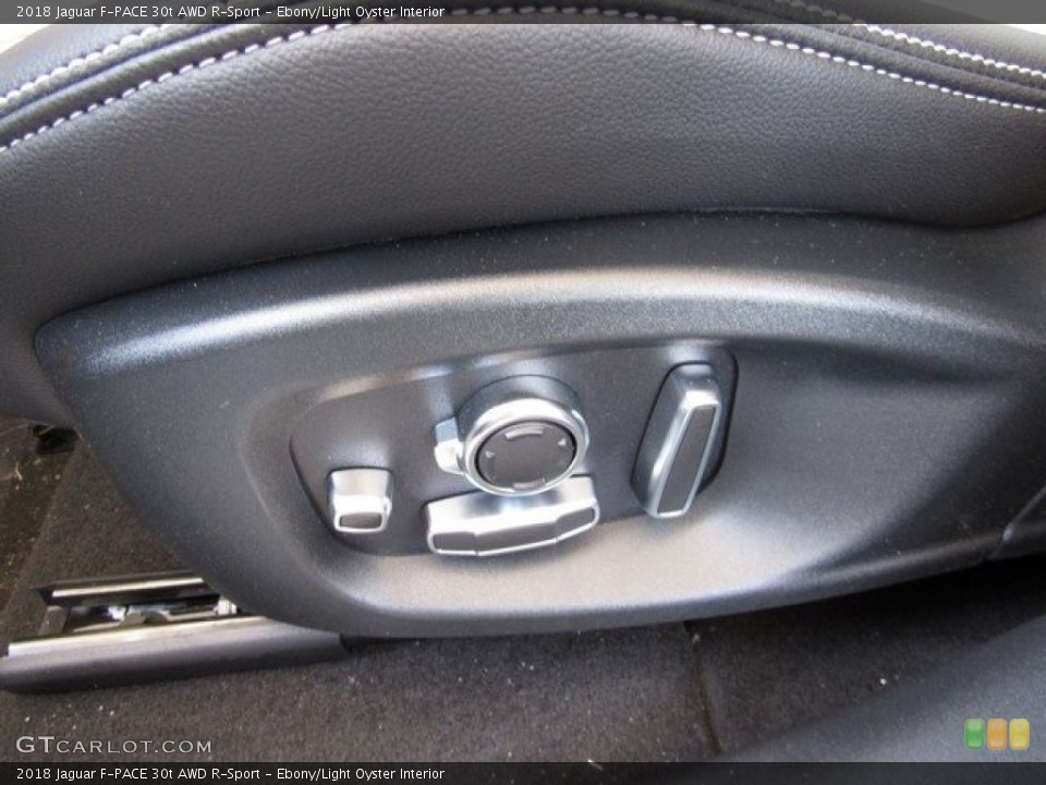 Ebony/Light Oyster Interior Controls for the 2018 Jaguar F-PACE 30t AWD R-Sport #127129180