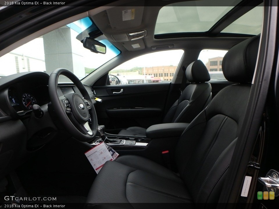 Black Interior Front Seat for the 2018 Kia Optima EX #127136903