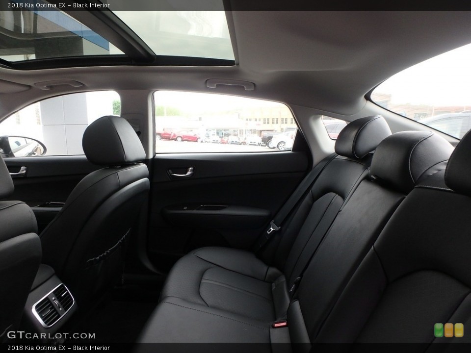 Black Interior Rear Seat for the 2018 Kia Optima EX #127136924