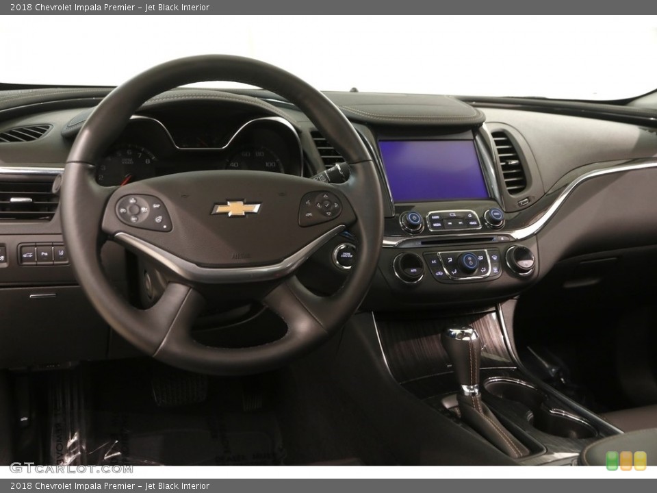 Jet Black Interior Dashboard for the 2018 Chevrolet Impala Premier #127137035