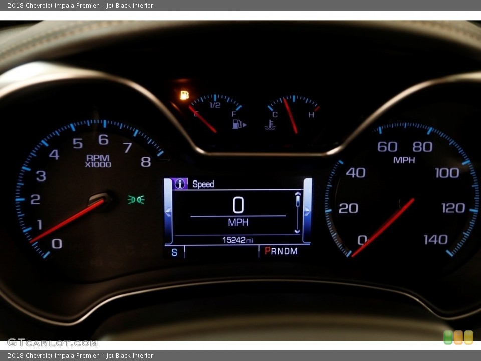 Jet Black Interior Gauges for the 2018 Chevrolet Impala Premier #127137080