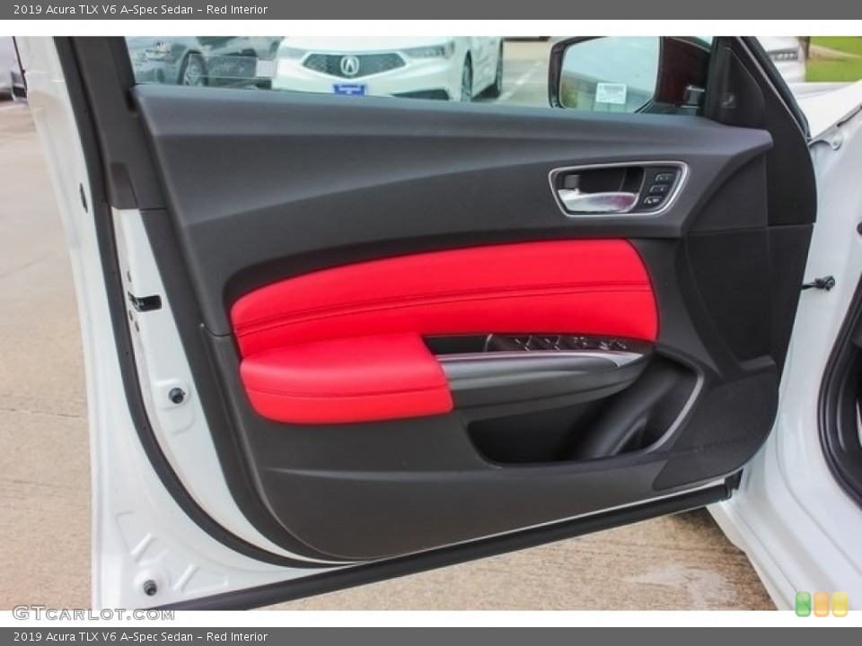 Red Interior Door Panel for the 2019 Acura TLX V6 A-Spec Sedan #127158478