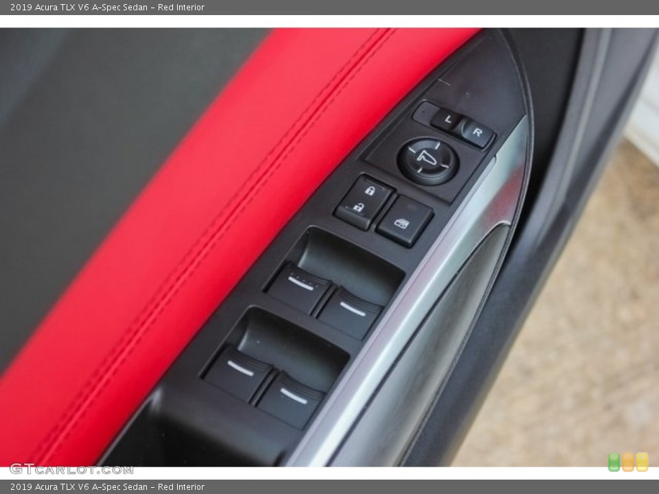 Red Interior Controls for the 2019 Acura TLX V6 A-Spec Sedan #127158493