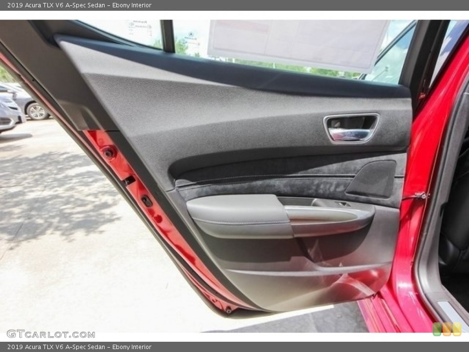 Ebony Interior Door Panel for the 2019 Acura TLX V6 A-Spec Sedan #127160812