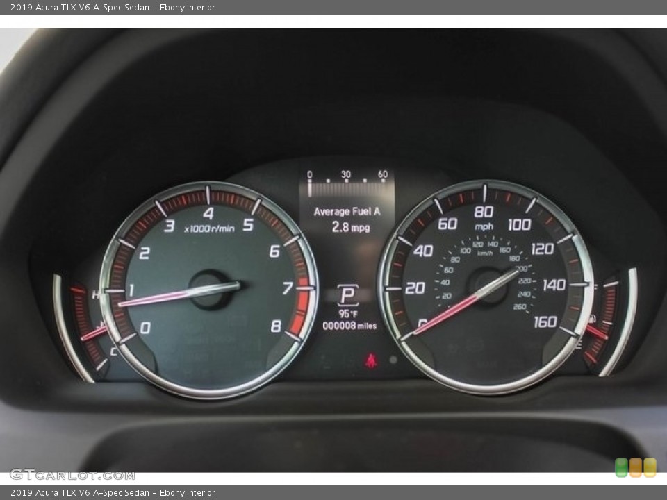 Ebony Interior Gauges for the 2019 Acura TLX V6 A-Spec Sedan #127161218