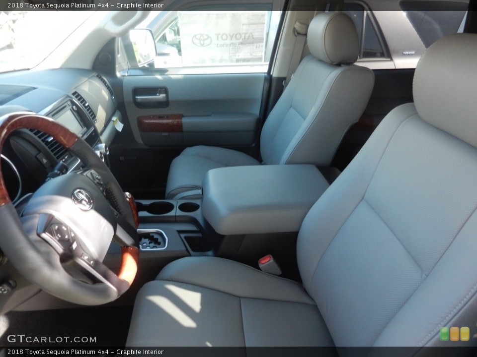 Graphite Interior Photo for the 2018 Toyota Sequoia Platinum 4x4 #127171383