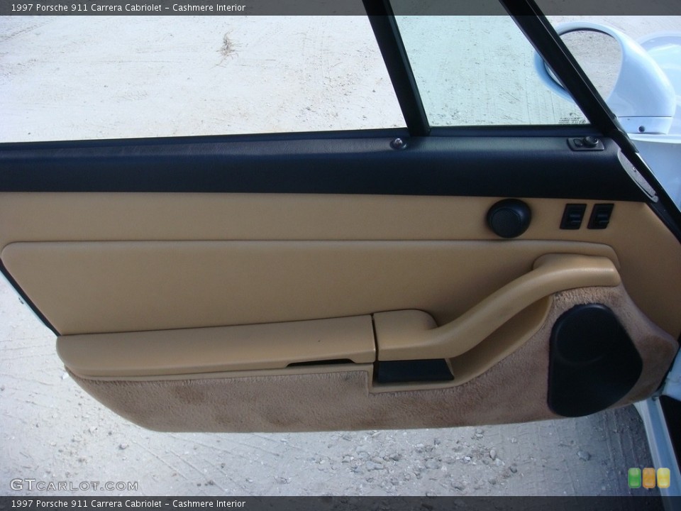 Cashmere Interior Door Panel for the 1997 Porsche 911 Carrera Cabriolet #127173606