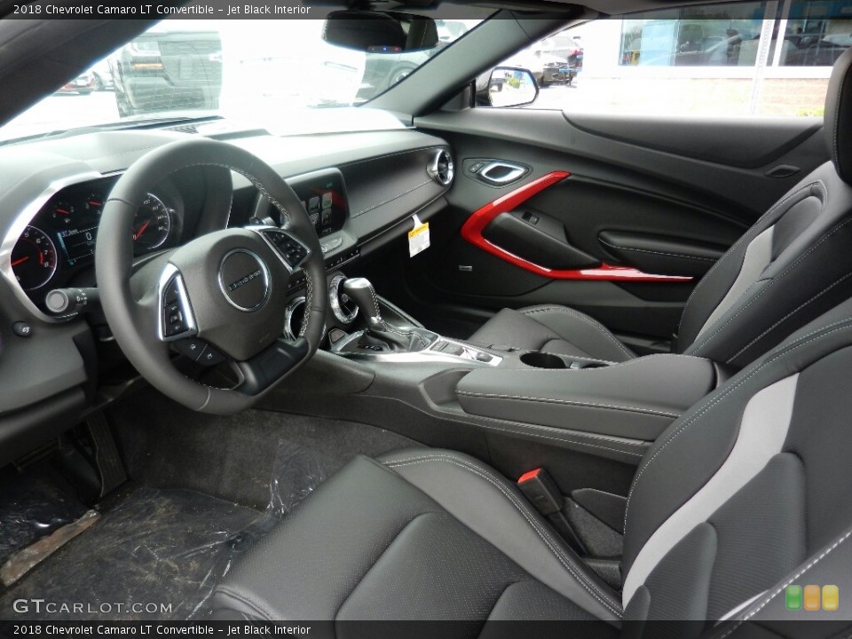Jet Black Interior Photo for the 2018 Chevrolet Camaro LT Convertible #127184517