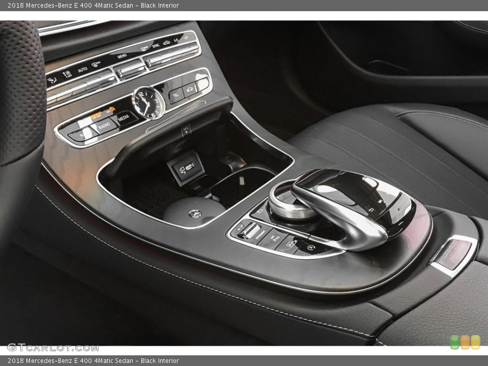 Black Interior Controls for the 2018 Mercedes-Benz E 400 4Matic Sedan #127190028