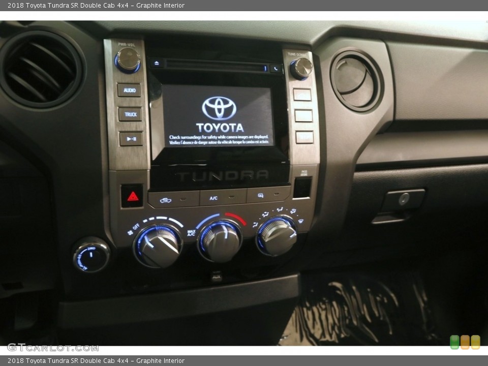 Graphite Interior Controls for the 2018 Toyota Tundra SR Double Cab 4x4 #127195782