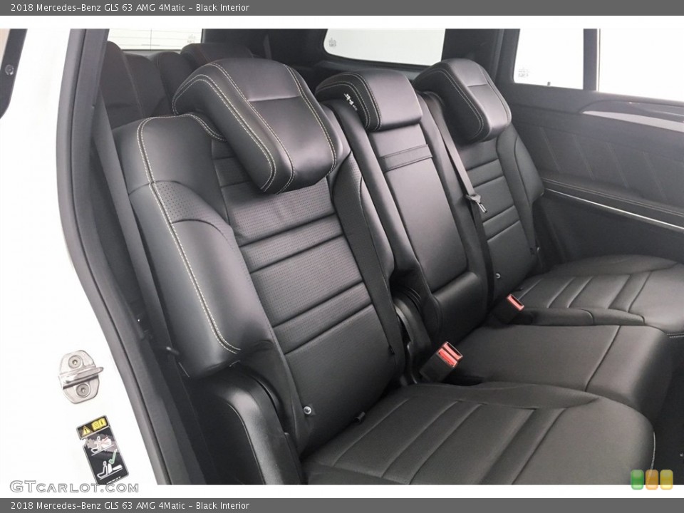 Black Interior Rear Seat for the 2018 Mercedes-Benz GLS 63 AMG 4Matic #127202814
