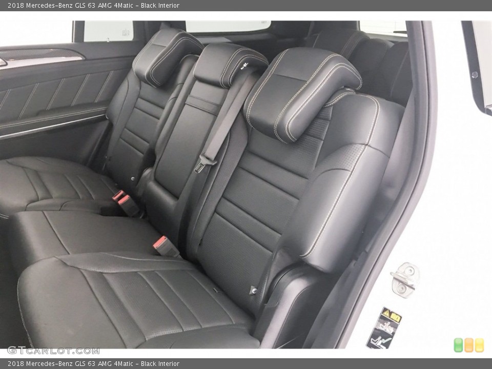 Black Interior Rear Seat for the 2018 Mercedes-Benz GLS 63 AMG 4Matic #127202889