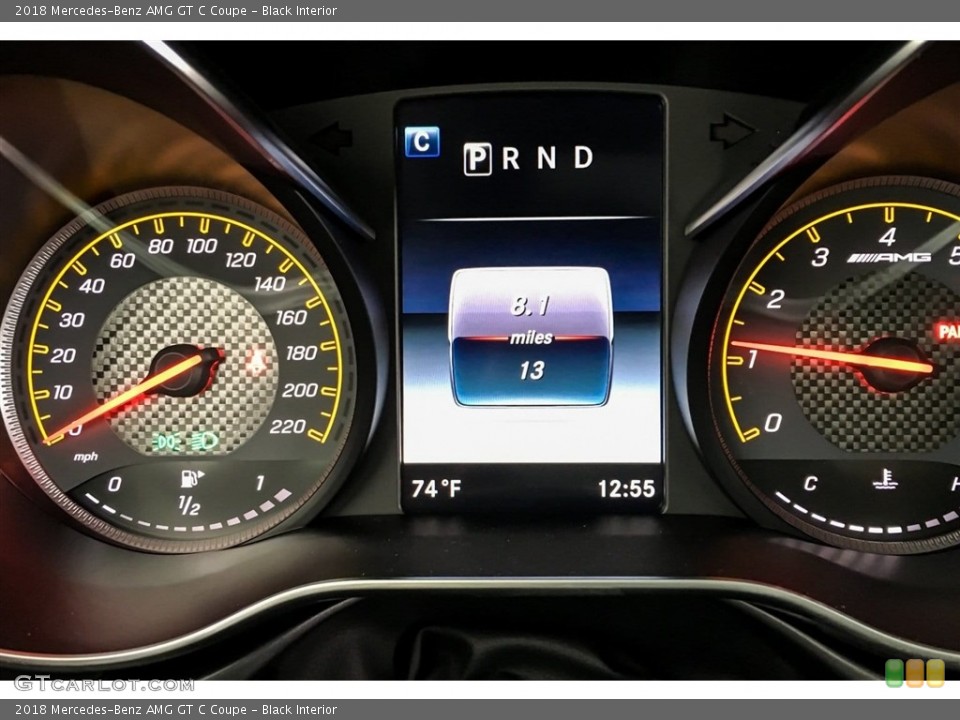 Black Interior Gauges for the 2018 Mercedes-Benz AMG GT C Coupe #127204821
