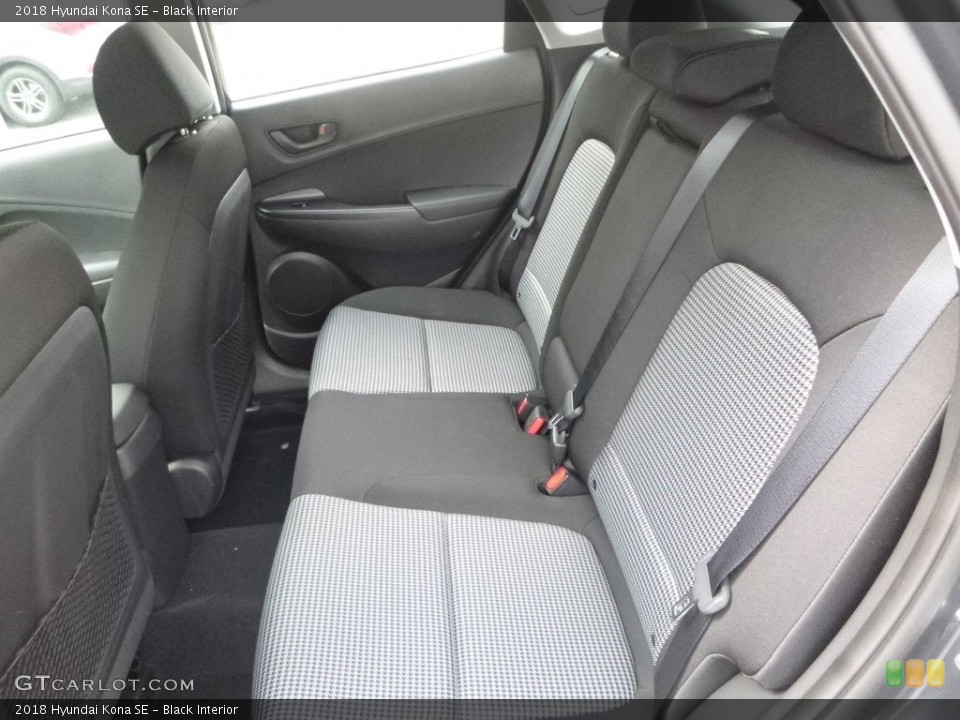 Black Interior Rear Seat for the 2018 Hyundai Kona SE #127207191