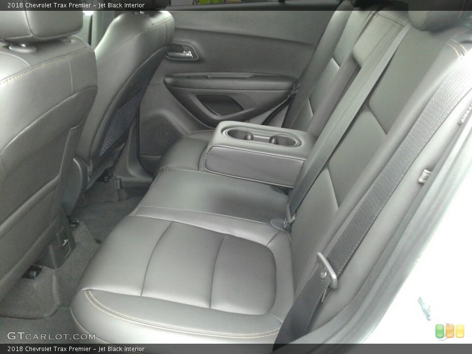 Jet Black Interior Rear Seat for the 2018 Chevrolet Trax Premier #127207299