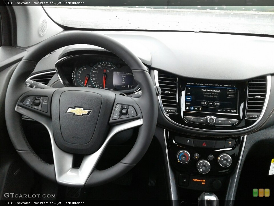 Jet Black Interior Dashboard for the 2018 Chevrolet Trax Premier #127207398