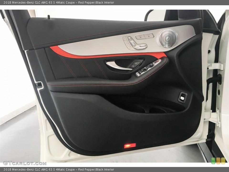 Red Pepper/Black Interior Door Panel for the 2018 Mercedes-Benz GLC AMG 63 S 4Matic Coupe #127223871