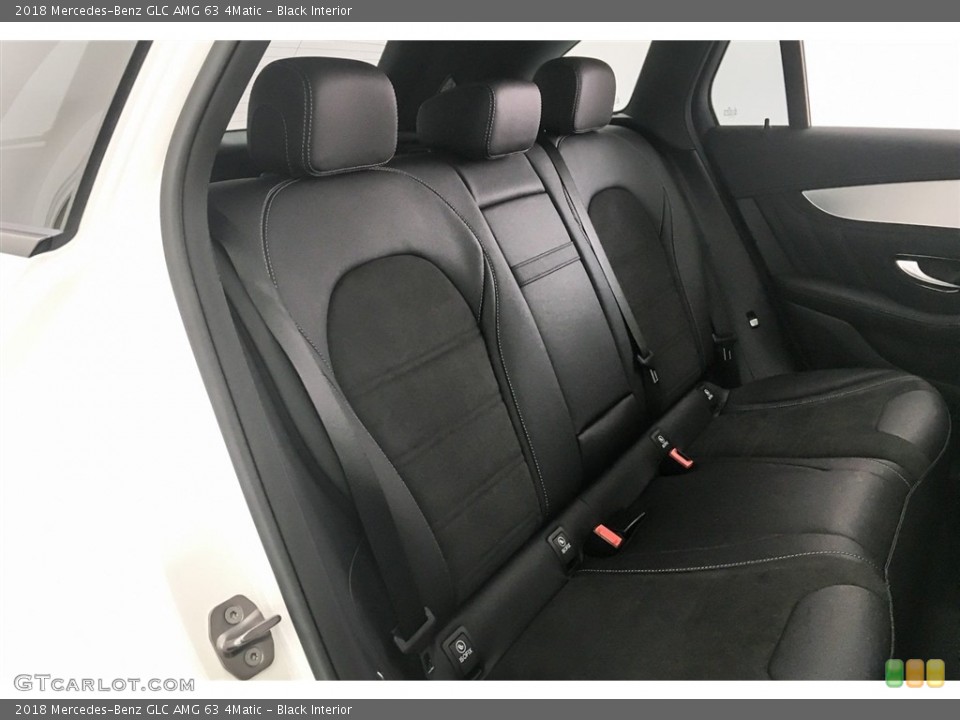 Black Interior Rear Seat for the 2018 Mercedes-Benz GLC AMG 63 4Matic #127224342