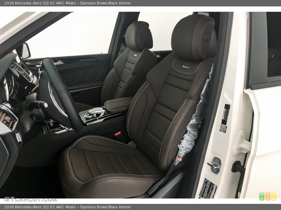 Espresso Brown/Black 2018 Mercedes-Benz GLS Interiors