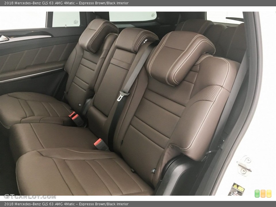 Espresso Brown/Black Interior Rear Seat for the 2018 Mercedes-Benz GLS 63 AMG 4Matic #127226115