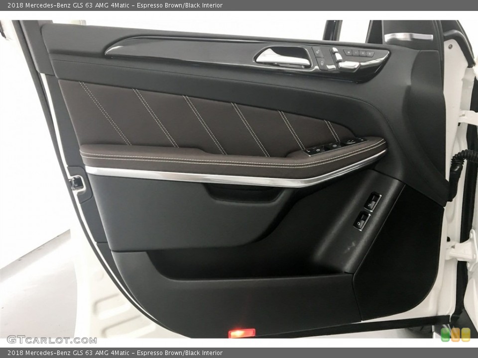 Espresso Brown/Black Interior Door Panel for the 2018 Mercedes-Benz GLS 63 AMG 4Matic #127226229