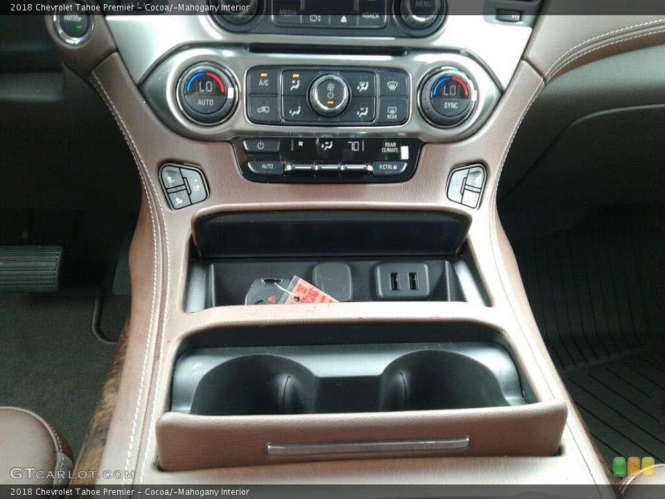 Cocoa/­Mahogany Interior Controls for the 2018 Chevrolet Tahoe Premier #127229487