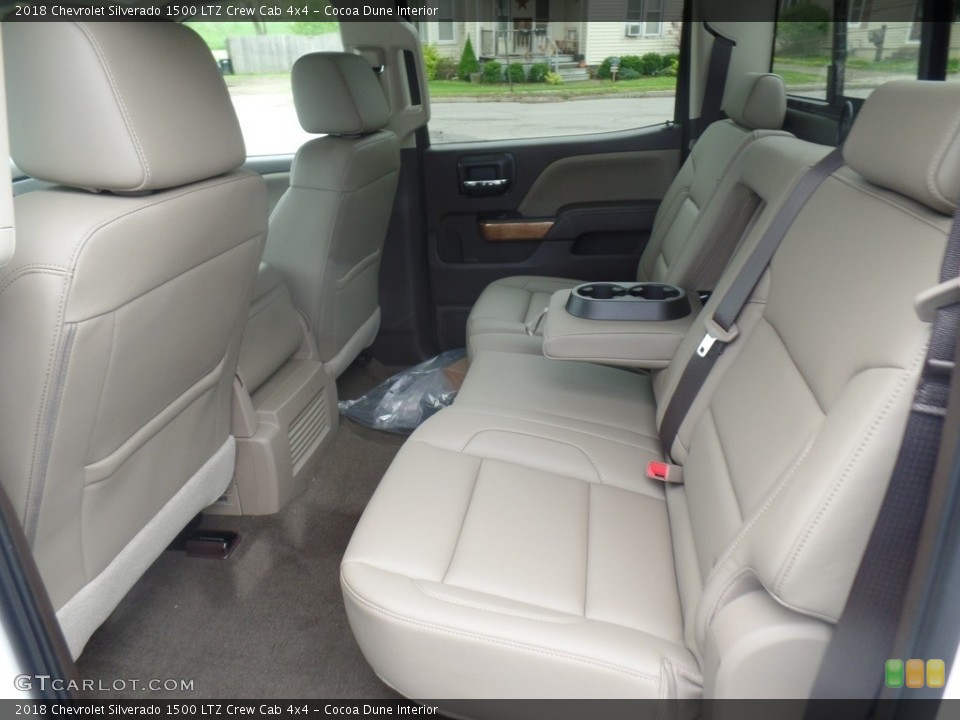 Cocoa Dune Interior Rear Seat for the 2018 Chevrolet Silverado 1500 LTZ Crew Cab 4x4 #127229619