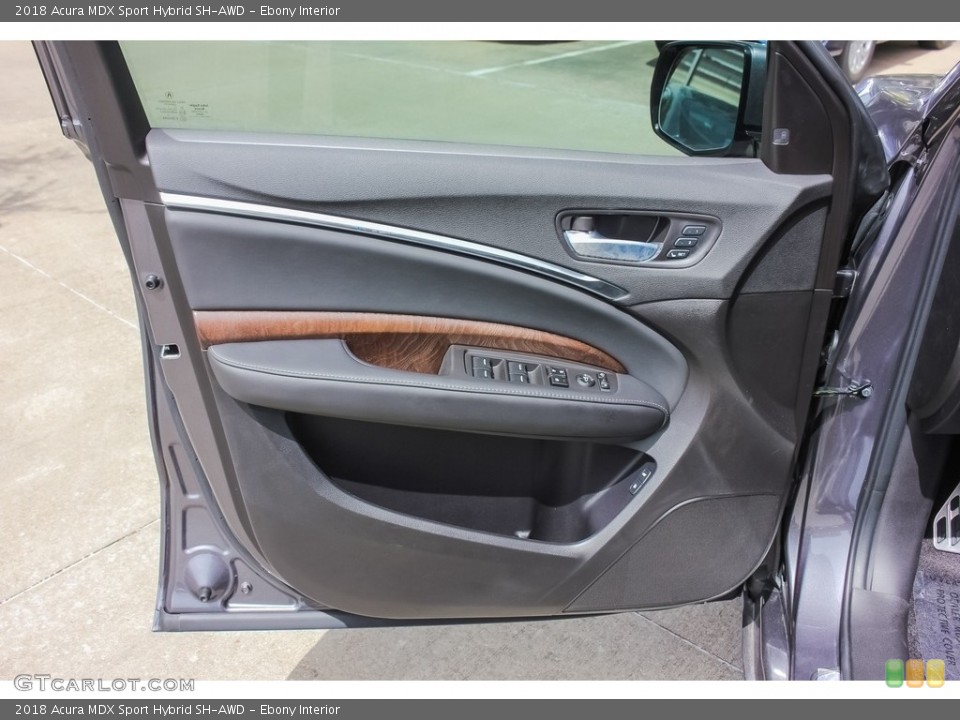 Ebony Interior Door Panel for the 2018 Acura MDX Sport Hybrid SH-AWD #127230258