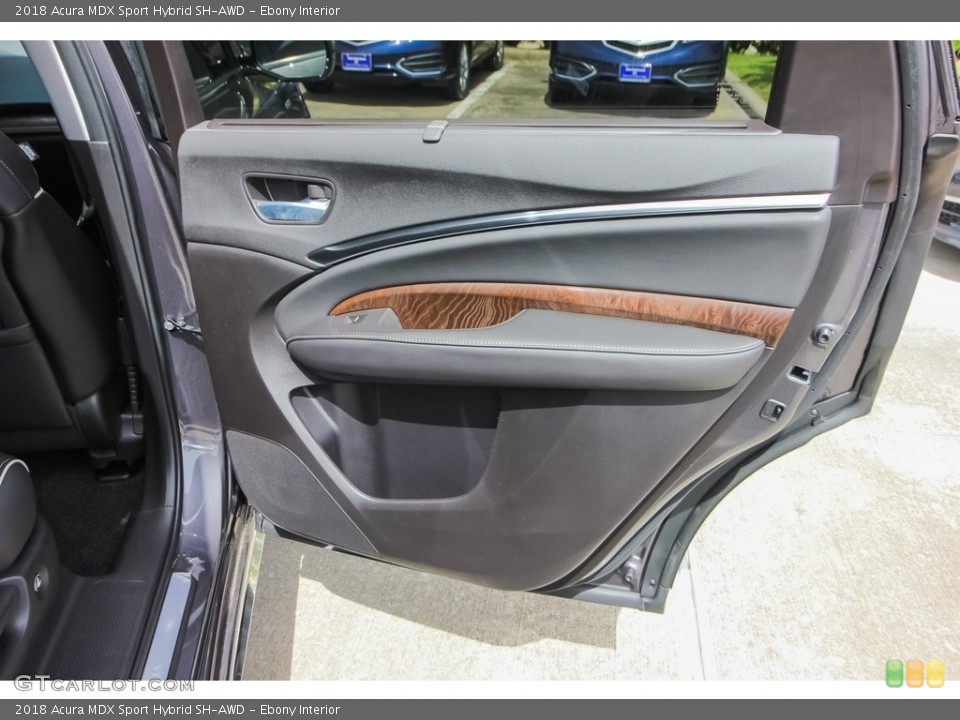 Ebony Interior Door Panel for the 2018 Acura MDX Sport Hybrid SH-AWD #127230309