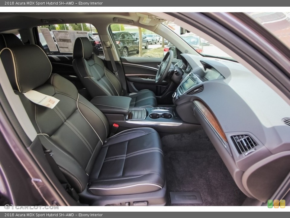 Ebony Interior Front Seat for the 2018 Acura MDX Sport Hybrid SH-AWD #127230324