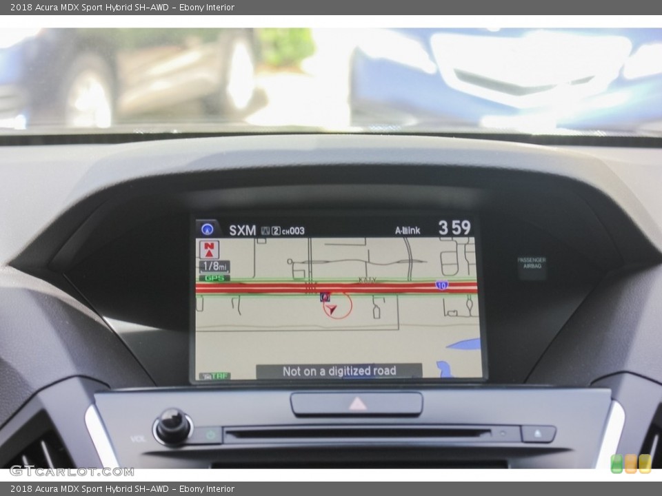 Ebony Interior Navigation for the 2018 Acura MDX Sport Hybrid SH-AWD #127230366