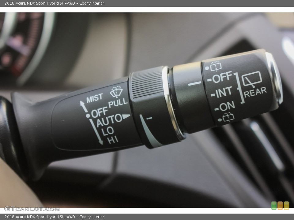 Ebony Interior Controls for the 2018 Acura MDX Sport Hybrid SH-AWD #127230402