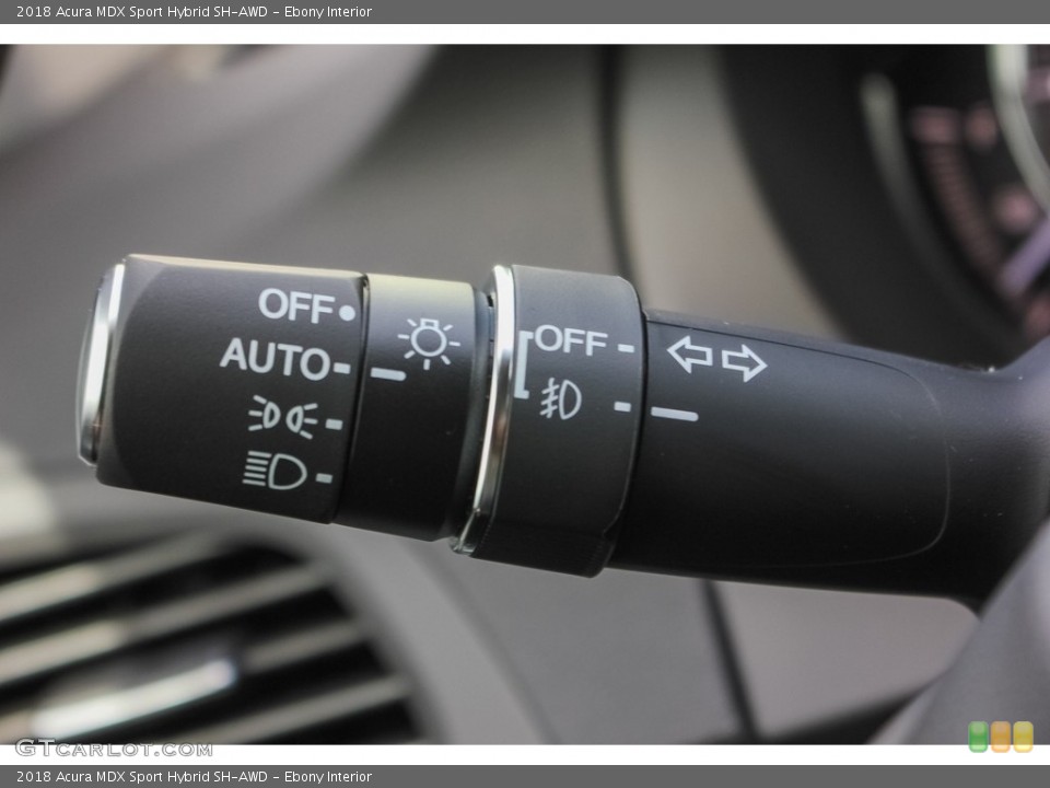 Ebony Interior Controls for the 2018 Acura MDX Sport Hybrid SH-AWD #127230405