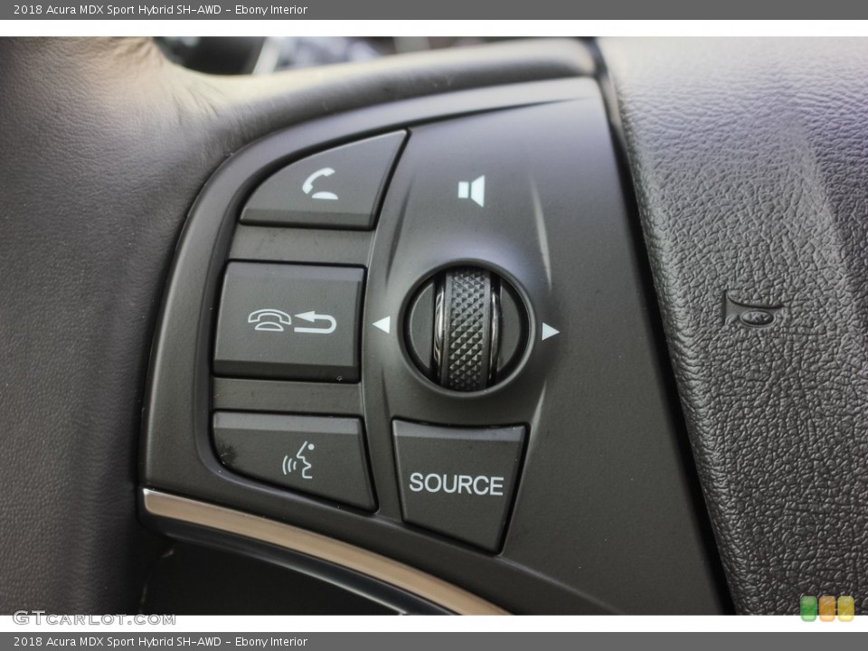 Ebony Interior Controls for the 2018 Acura MDX Sport Hybrid SH-AWD #127230411