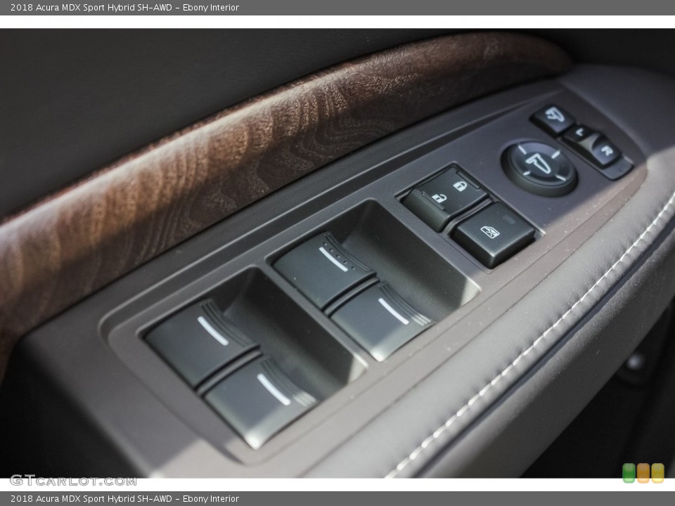 Ebony Interior Controls for the 2018 Acura MDX Sport Hybrid SH-AWD #127230426