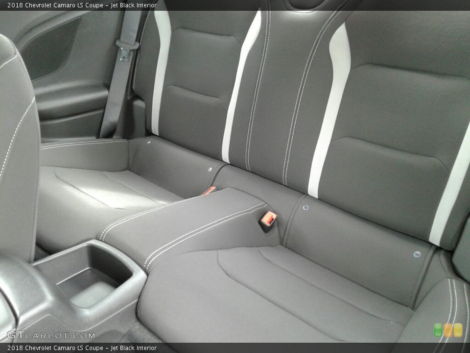 Jet Black Interior Rear Seat for the 2018 Chevrolet Camaro LS Coupe #127233205