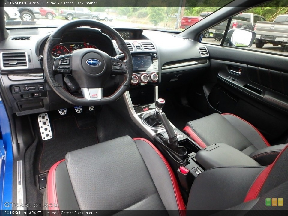 Carbon Black Interior Photo for the 2016 Subaru WRX STI Limited #127233964