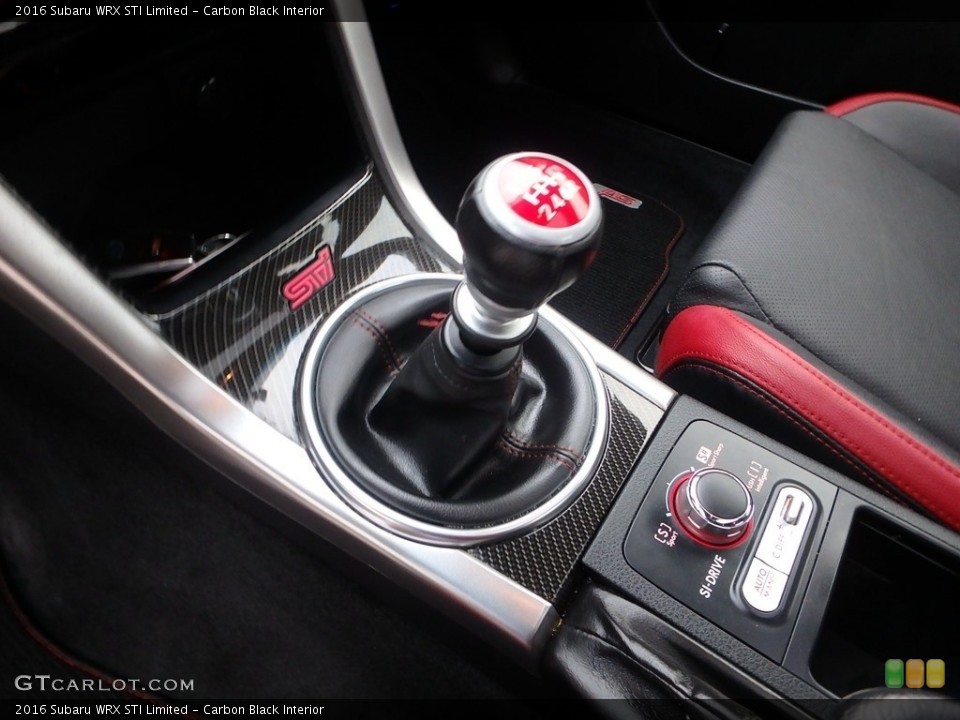 Carbon Black Interior Transmission for the 2016 Subaru WRX STI Limited #127234068