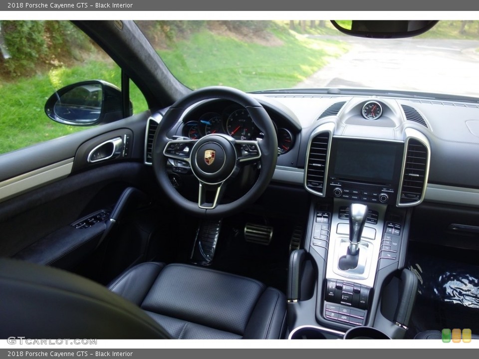 Black Interior Dashboard for the 2018 Porsche Cayenne GTS #127237846