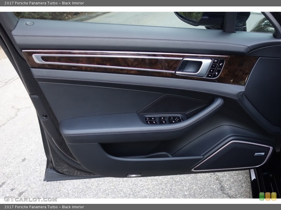 Black Interior Door Panel for the 2017 Porsche Panamera Turbo #127238419