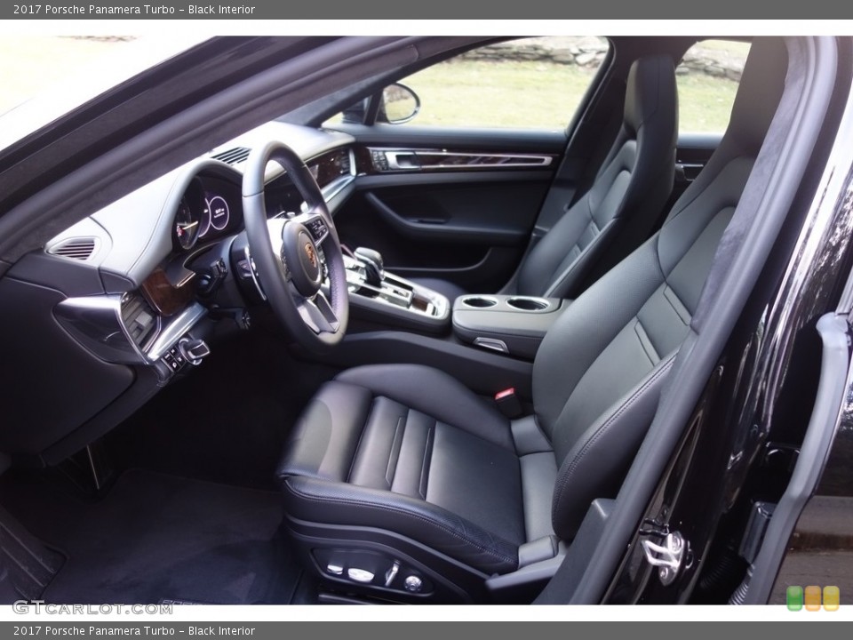 Black Interior Front Seat for the 2017 Porsche Panamera Turbo #127238449