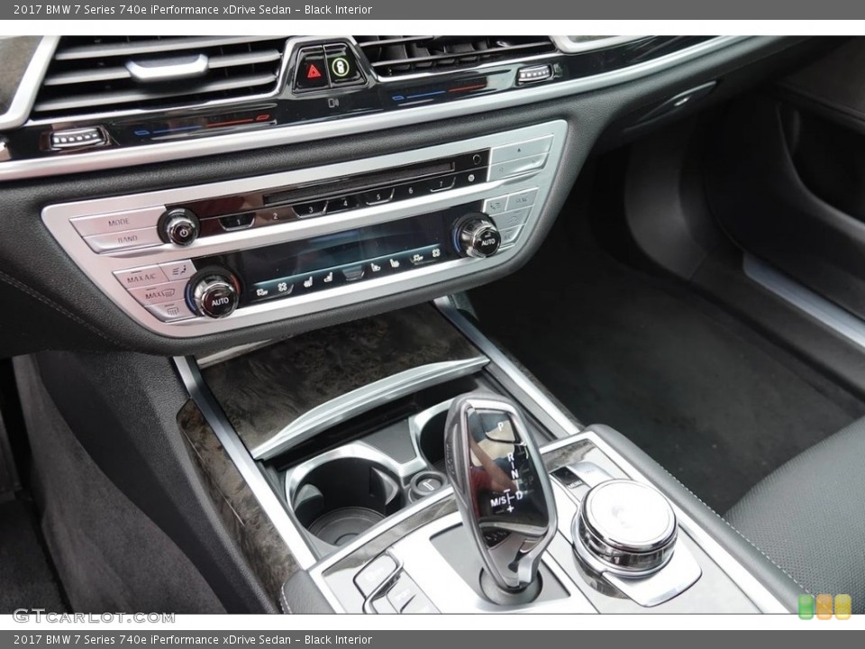 Black Interior Transmission for the 2017 BMW 7 Series 740e iPerformance xDrive Sedan #127239223