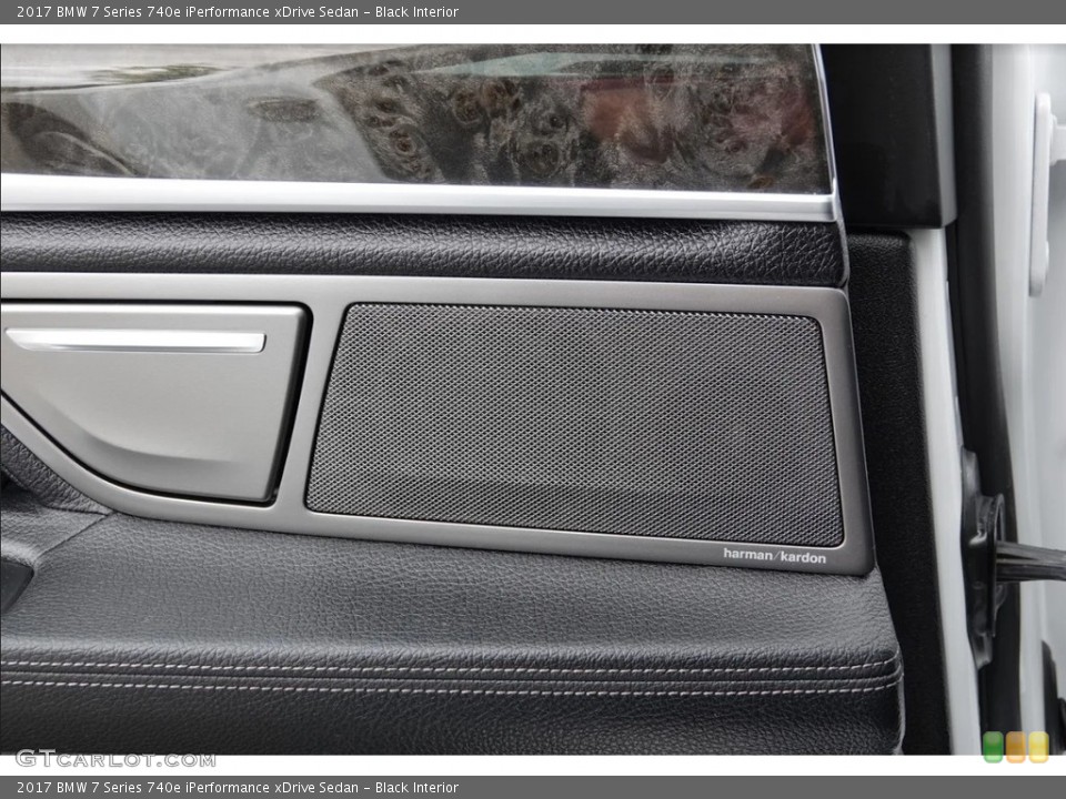 Black Interior Audio System for the 2017 BMW 7 Series 740e iPerformance xDrive Sedan #127239400