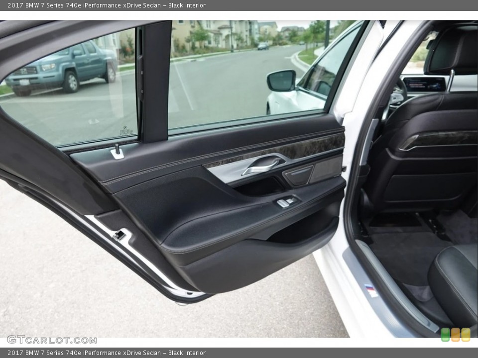 Black Interior Door Panel for the 2017 BMW 7 Series 740e iPerformance xDrive Sedan #127239490