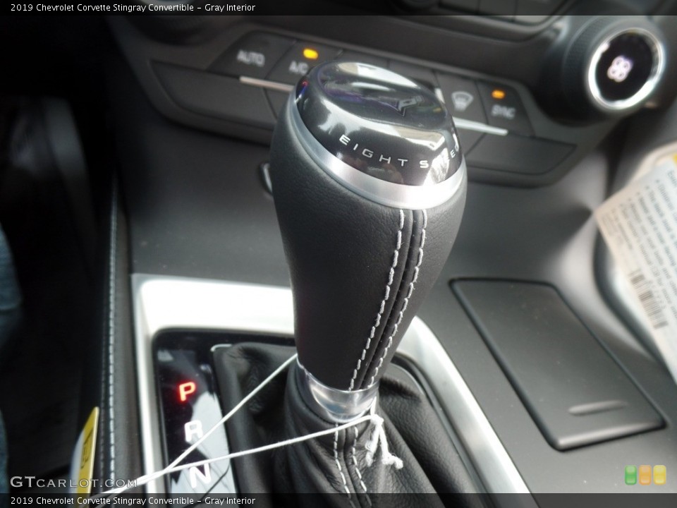 Gray Interior Transmission for the 2019 Chevrolet Corvette Stingray Convertible #127241737