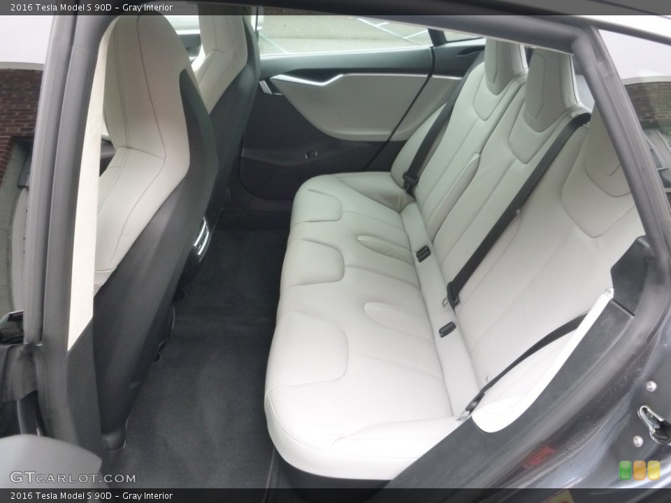 Gray Interior Rear Seat for the 2016 Tesla Model S 90D #127245061