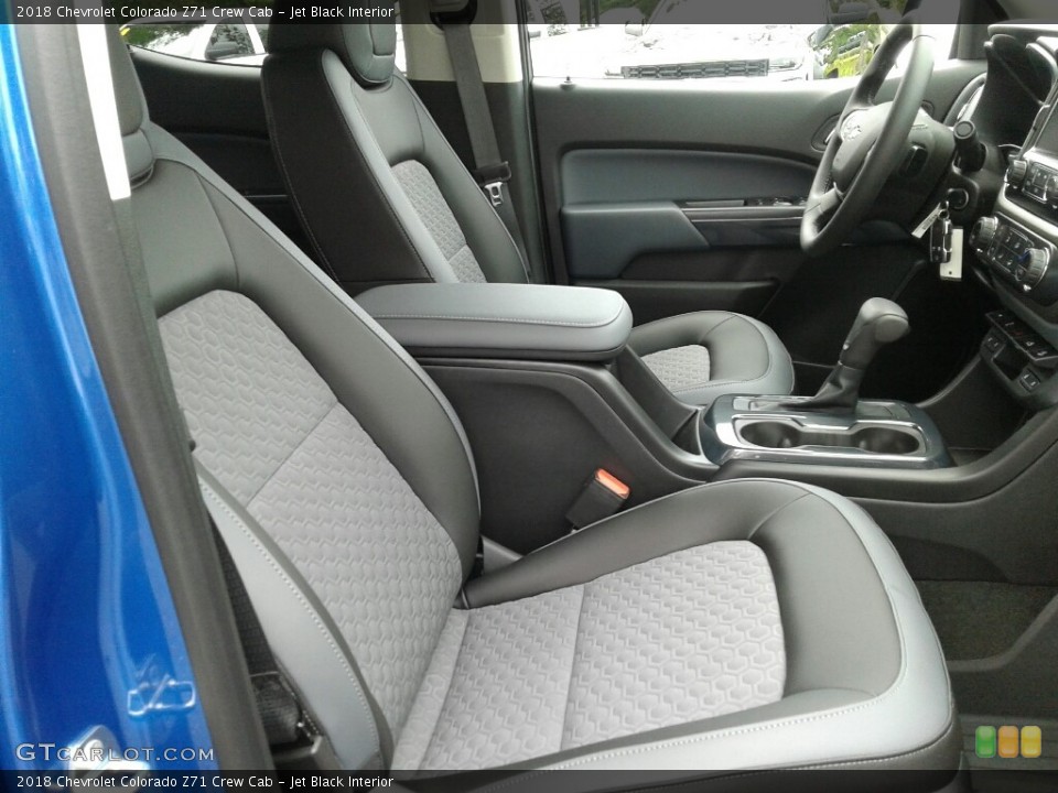 Jet Black Interior Front Seat for the 2018 Chevrolet Colorado Z71 Crew Cab #127249774