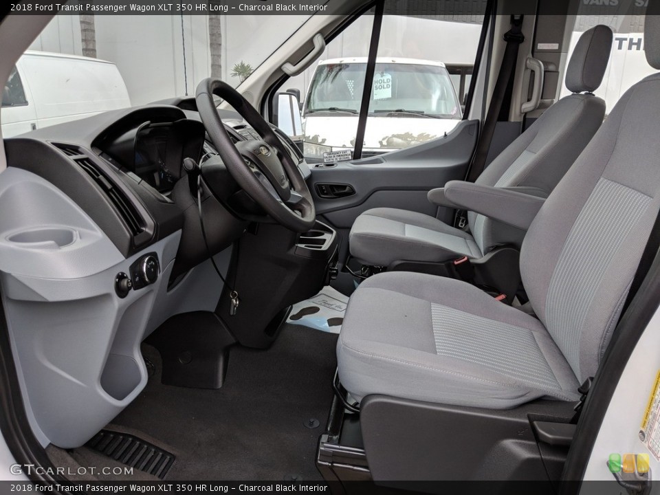 Charcoal Black Interior Photo for the 2018 Ford Transit Passenger Wagon XLT 350 HR Long #127254486
